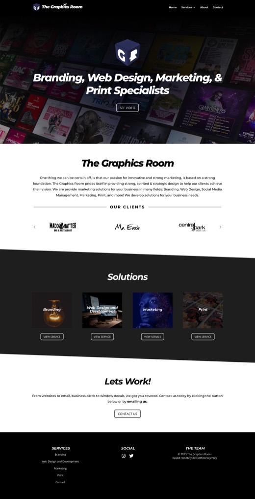 The Graphics Room · site